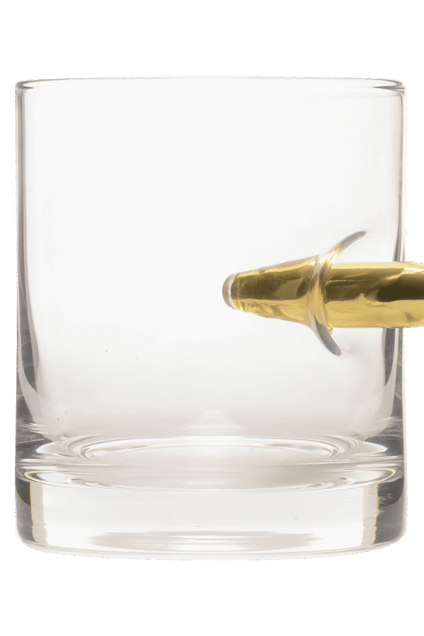 Take the Bullet Crystal Whisky Tumbler Glass