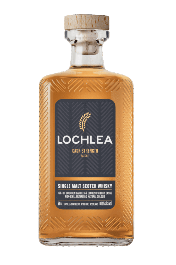 Lochlea Cask Strength Batch #1 with free tasting glass!