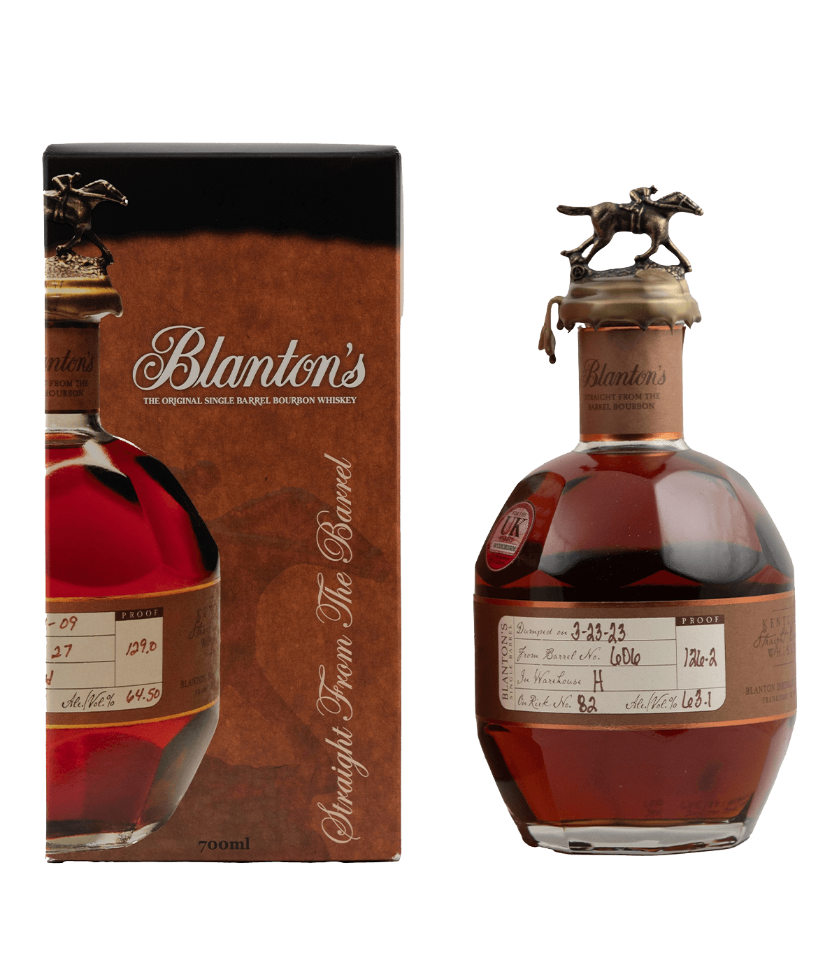 blanton's single barrel whiskey