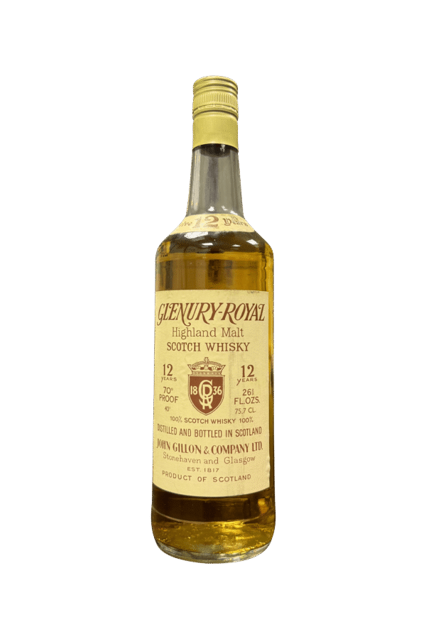 Glenury Royal 12 Year Old 1970's