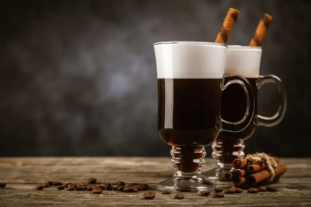 irish coffee cocktail 2