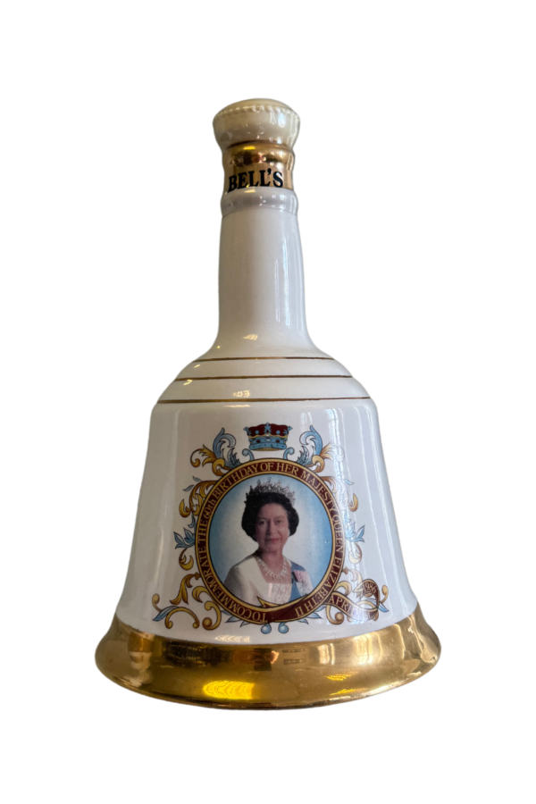 Bell's Ceramic Decanter Queen Elizabeth II 60th Birthday