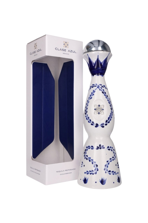 Clase Azul Tequila Reposado 700ml Luxury Hand-Painted Ceramic Decanter