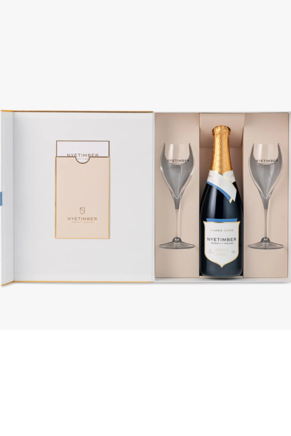 Nyetimber Gift Set (Cuvee Multi-Vintage and 2 Glasses)
