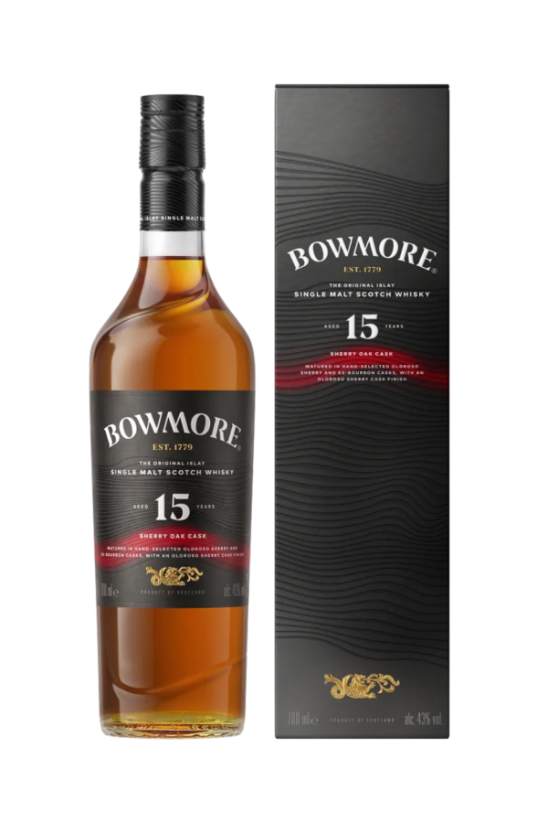 Bowmore 15 year old whisky new whisky whisky brokers associates