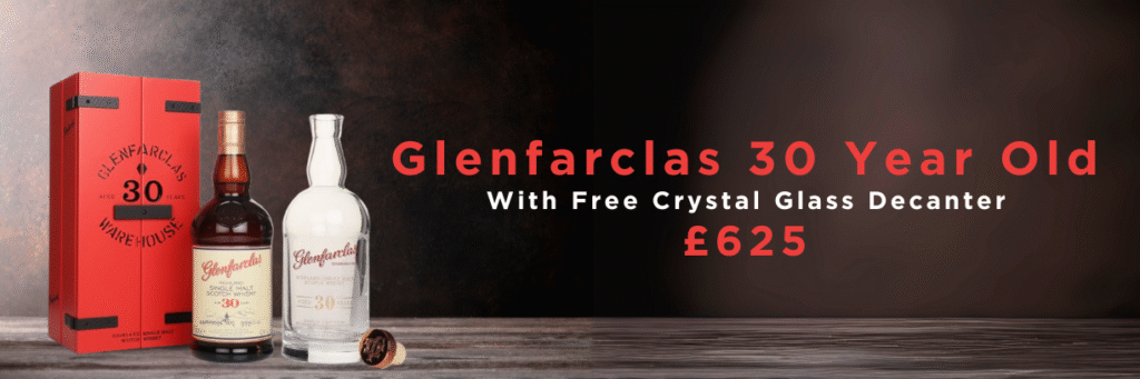 Glenfarclas 30 year old review with free crystal glass decanter whisky review whisky brokers associates