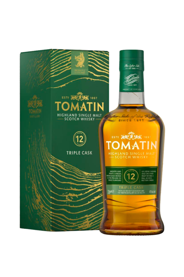 Tomatin 12 Triple Cask with FREE A5 tasting notebook